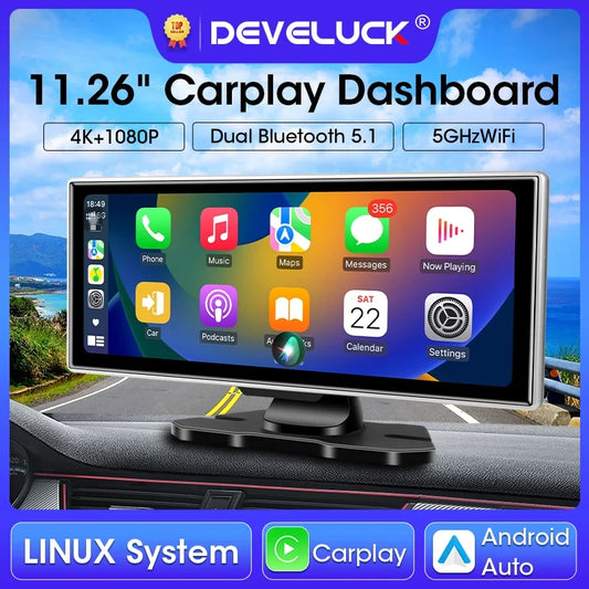 Wireless Carplay Dash Cam Monitor